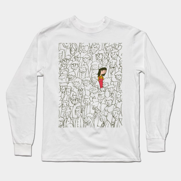 The introvert Long Sleeve T-Shirt by A N Illustration